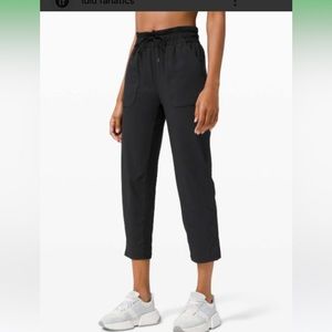 NWT LULULEMON womens beyond the studio crop joggers
